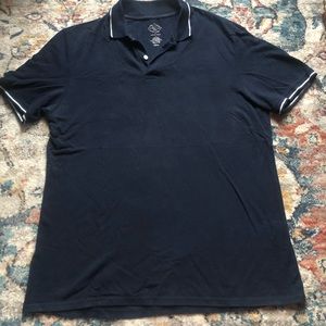 St John’s Bay navy blue polo, large